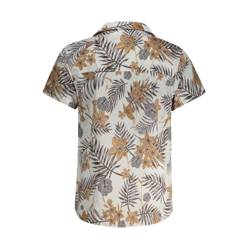 Hugo Boss White Polyester Men's Shirt